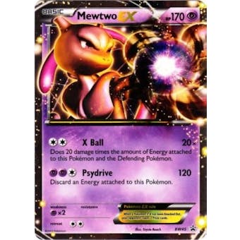Pokemon Promotional Single Mewtwo EX BW45 - MODERATE PLAY (MP)