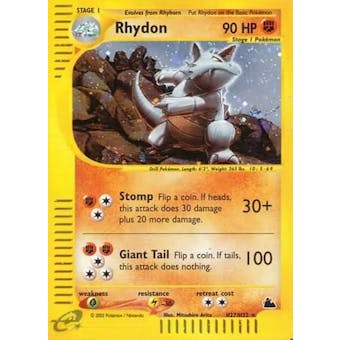 Pokemon Skyridge Single Rhydon H27/H32 - NEAR MINT (NM)