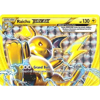 Pokemon XY Breakthrough Single Raichu BREAK 50/162 - NEAR MINT (NM)