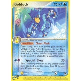 Pokemon EX Sandstorm Single Golduck 17/100 REVERSE FOIL - NEAR MINT (NM)