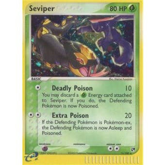 Pokemon EX Sandstorm Single Seviper 11/100 - NEAR MINT (NM)