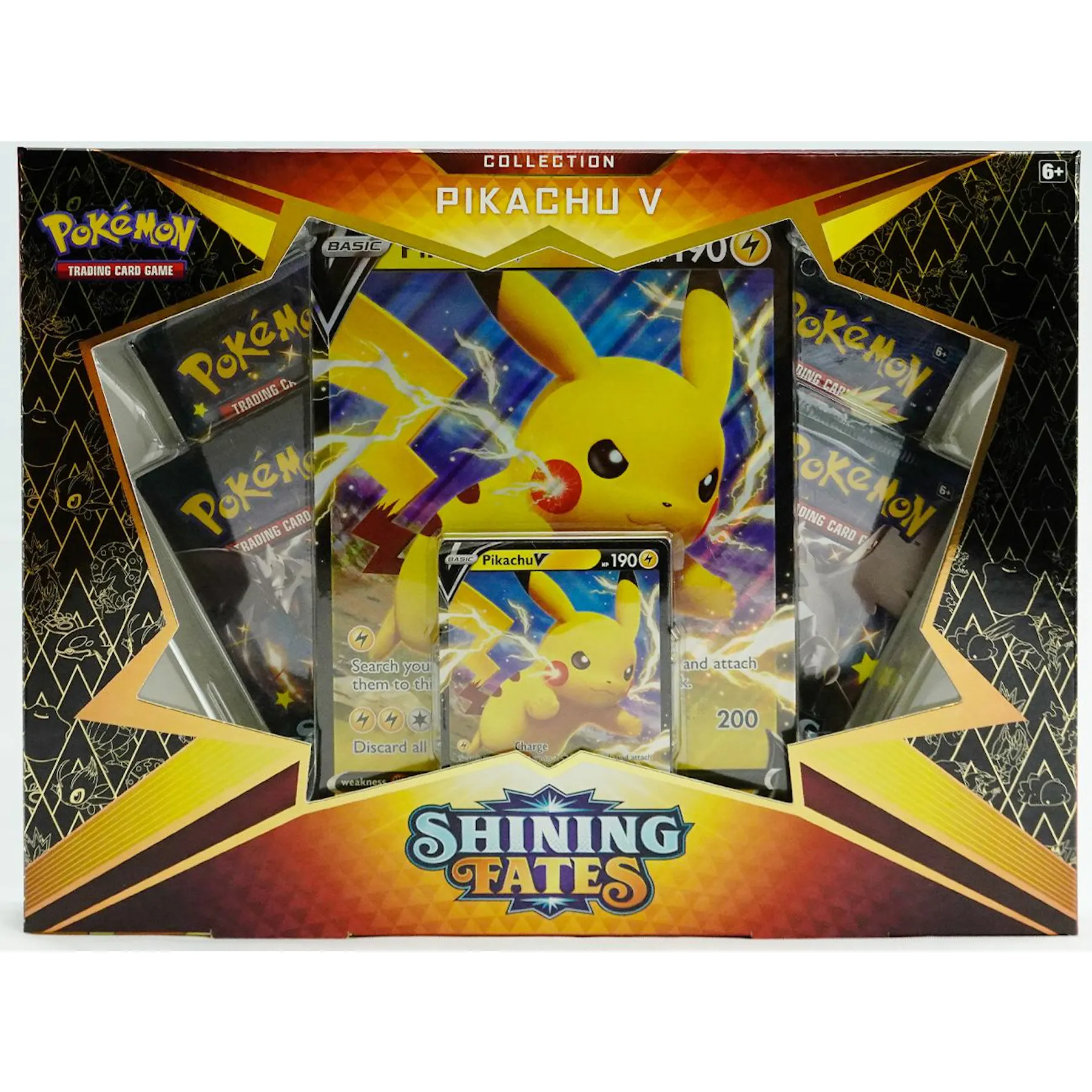 Pokemon Shining Fates Pikachu V Box Da Card World Pokemon Shining Fates Pikachu V Box Da Card World