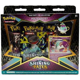Pokemon Shining Fates Mad Party Pin Collection - Polteageist