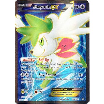 Pokemon XY Roaring Skies Single Shaymin EX 106/108 FULL ART - HEAVY PLAY (HP)
