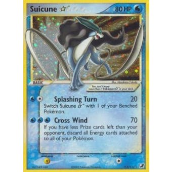 Pokemon EX Unseen Forces Single Suicune * (Star) 115/115 - SLIGHT PLAY (SP)