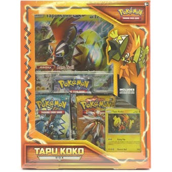 Pokemon Tapu Koko Box (SM Base, Guardians Rising & Fates Collide)