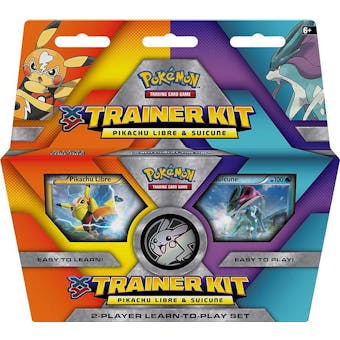 Pokemon XY Pikachu Libre & Suicune Trainer Kit Starter Set