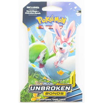 Pokemon Sun & Moon: Unbroken Bonds Sleeved Booster 36 Packs = 1 Booster Box