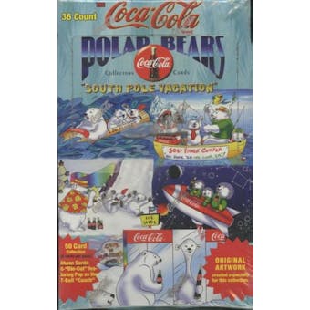 Coca-Cola Polar Bear Hobby Box (1996 Collect A Card)