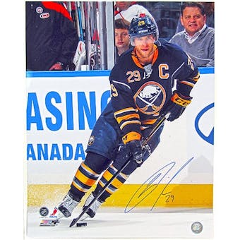Jason Pominville Autographed Buffalo Sabres Captain 16x20 Hockey Photo