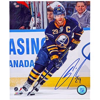 Jason Pominville Autographed Buffalo Sabres 8x10 Hockey Photo