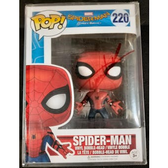 Marvel Spider-Man Homecoming Funko POP Autographed by Tom Holland