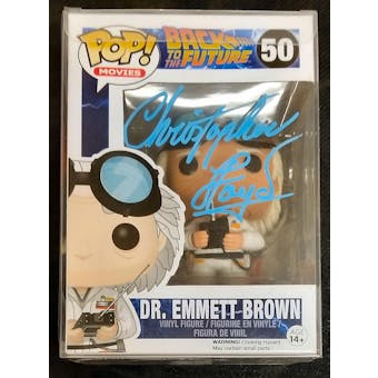 Back to the Future Doc Brown Funko POP Autographed by Christopher Lloyd