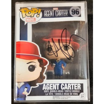 Marvel Agent Peggy Carter Funko POP Autographed by Haley Atwell