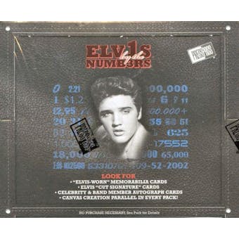 Elvis by the Numbers Hobby Box (2008 Press Pass)