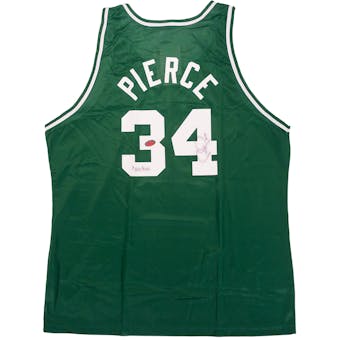 Paul Pierce Autographed Boston Celtics Champion Jersey #108/500 (Fleer COA)