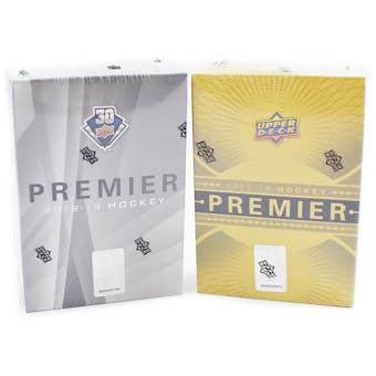 17/18 & 18/19 Upper Deck Premier Hockey 5-Box Dual Case- DACW Live 31 Spot Random Team Break #1