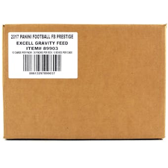 2017 Panini Prestige Football 36-Pack 6-Box Case