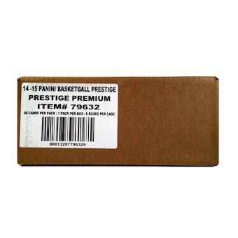2014/15 Panini Prestige Premium Basketball Hobby 6-Box Case