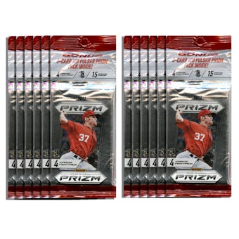 2013 Panini Prizm Baseball SUPER Value Rack Pack (Lot of 12) (Contains Red Pulsar Prizm Packs)