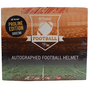2019 Hit Parade Autographed PROLINE Football Helmet Hobby Box  Series 2 - Brees/Kamara DUAL & Saquon Barkley!