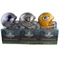 2018 Hit Parade Autographed Full Size PROLINE Football Helmet Hobby Box - Series 2 - Rodgers/Favre Dual Signed
