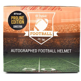 2018 Hit Parade Auto Full Size PROLINE Football Helmet 1-Box Series 4- 2018 Holiday 8 Spot Random Hit Break #1