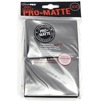 Ultra Pro Pro-Matte Black Deck Protectors (100 count pack)