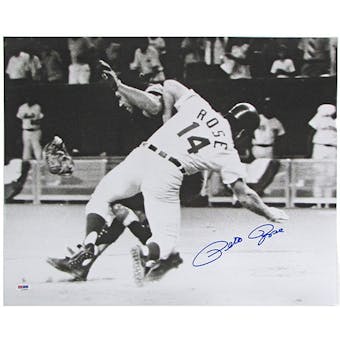 Pete Rose Autographed 1970 All-Star Game 16x20 Photo (PSA COA)