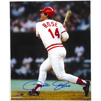 Pete Rose Autographed Cincinnati Reds 8x10 Baseball Photo Week of Stars