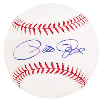 Pete Rose Autographed Rawlings Official Major League Baseball Week of Stars