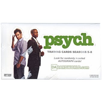 Psych Seasons 5 - 8 Trading Cards Box (Cryptozoic 2015)