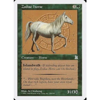 Magic the Gathering Portal 3 Kingdoms Zodiac Horse NEAR MINT (NM)