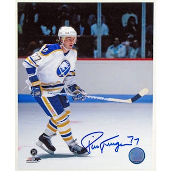 Pierre Turgeon Autographed Buffalo Sabres 8x10 Hockey Photo