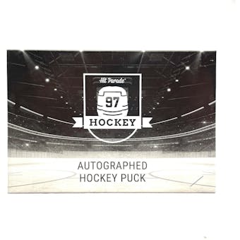 2021/22 Hit Parade Autographed Hockey Puck Series 4 Hobby Box - Look for MacKinnon, Fleury, Kucherov & Hughes!