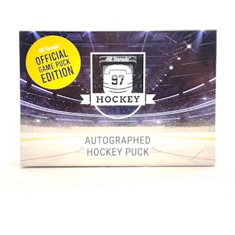2020/21 Hit Parade Autographed Hockey Official Game Puck Edition Series 26 Hobby Box -Kane, Hedman & Caufield!