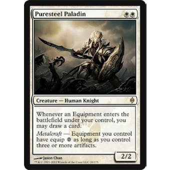 Magic the Gathering New Phyrexia Single Puresteel Paladin - NEAR MINT (NM)