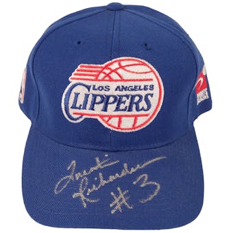 Quentin Richardson Autographed Los Angeles Clippers NBA Draft Hat (Press Pass)