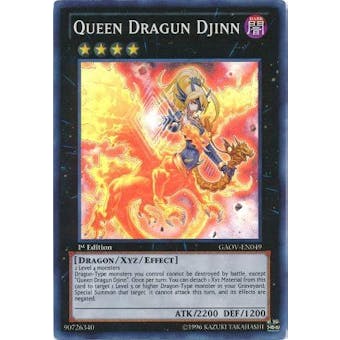 Yu-Gi-Oh Galactic Overlord Single Queen Dragun Djinn Super Rare