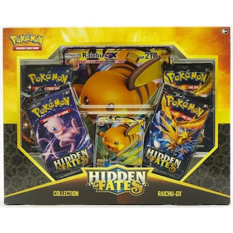 Pokemon Hidden Fates Collection Raichu-GX Box