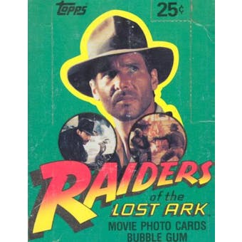 Raiders of the Lost Ark Wax Box (1981 Topps)