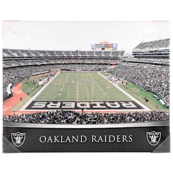 Oakland Raiders Artissimo Gradient Stadium 22x28 Canvas