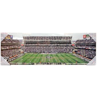 Oakland Raiders Artissimo Panoramic County Coliseum Stadium 30x10 Canvas