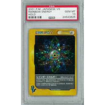 Pokemon Japanese VS Rainbow Energy Holo Rare PSA 10 - **24543625**