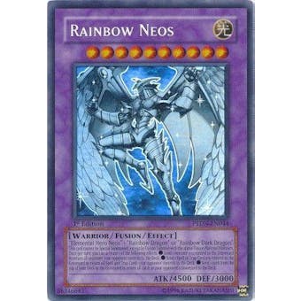 Yu-Gi-Oh Phantom Darkness 1st Edition Single Rainbow Neos Ghost Rare Near Mint (NM)
