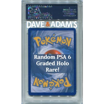 RANDOM PSA 6 Holo Rare Pokemon Card - $10