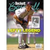 2022 Beckett Baseball Monthly Price Guide (#192 March) (Randy Johnson)