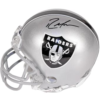 Randy Moss Autographed Oakland Raiders Riddell Mini Helmet (Sports Images)
