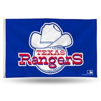 Texas Rangers Rico Industries 3' x 5' Retro Banner Flag