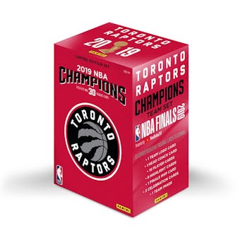2019 Panini NBA Champions Toronto Raptors Basketball Box Set Collection